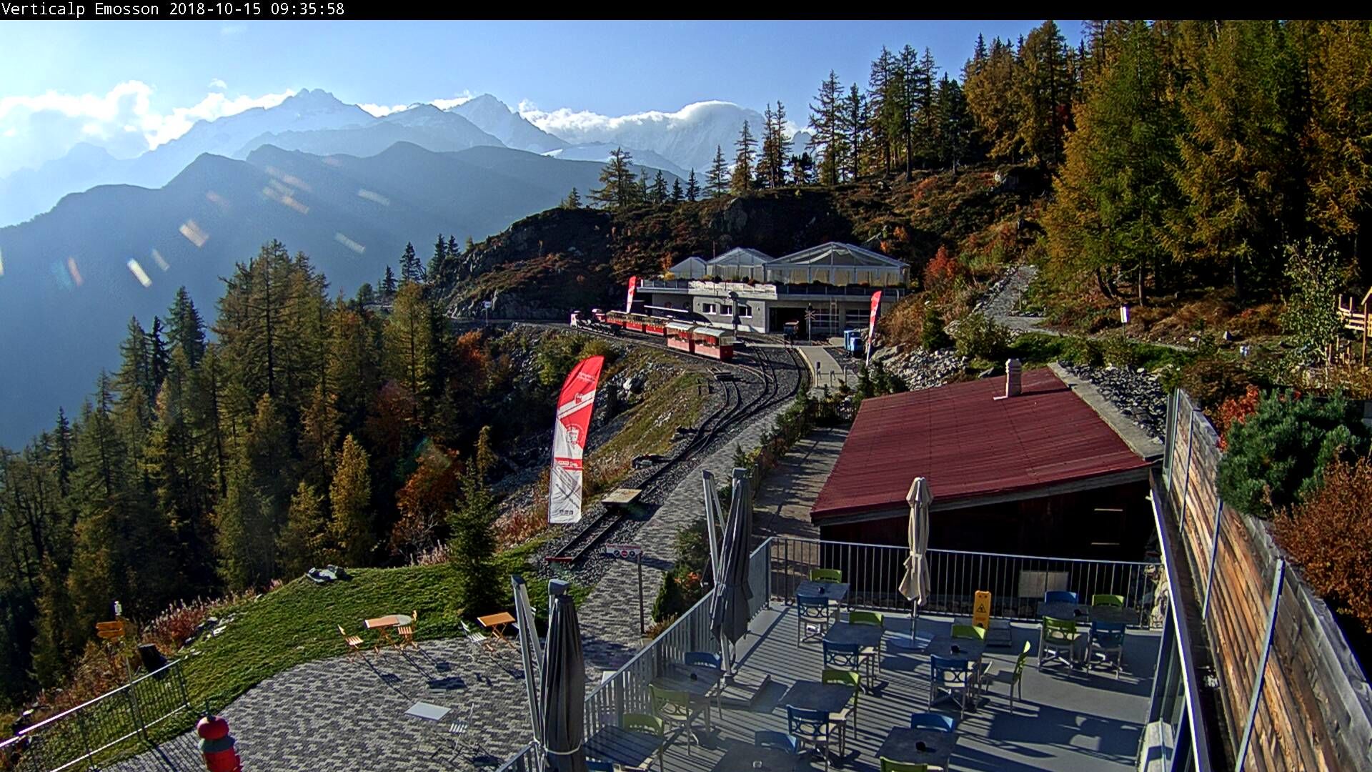 VerticAlp Emosson - webcam Les Montuires 1825m